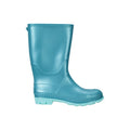 Light Teal - Lifestyle - Mountain Warehouse Childrens-Kids Plain Wellington Boots