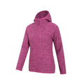 Berry - Side - Mountain Warehouse Womens-Ladies Lleyn II Melange Full Zip Hoodie