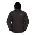 Charcoal - Front - Mountain Warehouse Mens Exodus Showerproof Soft Shell Jacket