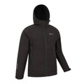 Charcoal - Side - Mountain Warehouse Mens Exodus Showerproof Soft Shell Jacket