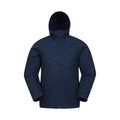 Navy - Back - Mountain Warehouse Mens Exodus Showerproof Soft Shell Jacket