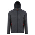 Black - Front - Mountain Warehouse Mens Treston Fleece Hooded Hoodie