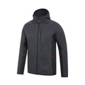 Black - Side - Mountain Warehouse Mens Treston Fleece Hooded Hoodie