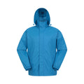 Bright Blue - Front - Mountain Warehouse Mens Pakka II Waterproof Jacket