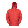 Red - Front - Mountain Warehouse Mens Pakka II Waterproof Jacket