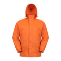 Orange - Front - Mountain Warehouse Mens Pakka II Waterproof Jacket