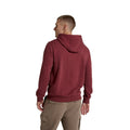 Burgundy - Back - Mountain Warehouse Mens River Organic Hoodie