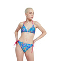 Blue - Lifestyle - Animal Womens-Ladies Riviera Printed Recycled Bikini Top