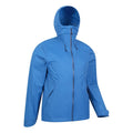 Bright Blue - Back - Mountain Warehouse Mens Swerve Packaway Waterproof Jacket