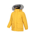 Mustard - Lifestyle - Mountain Warehouse Childrens-Kids Ranger Logo Water Resistant Jacket