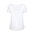 White - Back - Mountain Warehouse Womens-Ladies Naples Embroidered Top