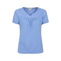 Blue - Front - Mountain Warehouse Womens-Ladies Naples Embroidered Top