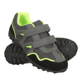 Lime - Close up - Mountain Warehouse Childrens-Kids Mars Trainers