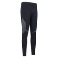 Black - Side - Mountain Warehouse Mens Freestyle Seamless Base Layer Bottoms