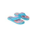 Lilac - Front - Animal Childrens-Kids Swish Recycled Flip Flops