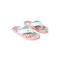 White - Front - Animal Childrens-Kids Swish Recycled Flip Flops