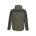 Khaki Green - Back - Mountain Warehouse Mens District Extreme 3 in 1 Waterproof Jacket