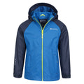 Blue - Pack Shot - Mountain Warehouse Childrens-Kids Torrent II Waterproof Jacket