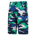 Bright Blue - Lifestyle - Mountain Warehouse Childrens-Kids Camo Cargo Shorts