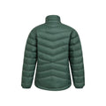 Khaki Green - Back - Mountain Warehouse Childrens-Kids Featherweight Down Jacket