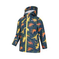 Blue-Yellow-Orange - Lifestyle - Mountain Warehouse Childrens-Kids Raindrop Dinosaur Waterproof Jacket And Trousers Set