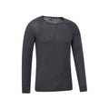 Dark Grey - Back - Mountain Warehouse Mens Merino Wool Thermal Base Layers Set