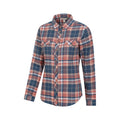 Navy - Lifestyle - Mountain Warehouse Womens-Ladies Willow Flannel Shirt