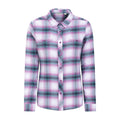 Grey - Front - Mountain Warehouse Womens-Ladies Willow Flannel Shirt