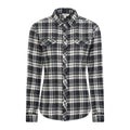 Black - Front - Mountain Warehouse Womens-Ladies Willow Flannel Shirt