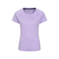 Lilac - Front - Mountain Warehouse Womens-Ladies Endurance T-Shirt