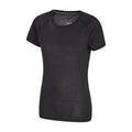 Black - Side - Mountain Warehouse Womens-Ladies Quick Dry T-Shirt