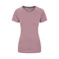 Dusky Purple - Front - Mountain Warehouse Womens-Ladies Quick Dry T-Shirt