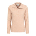 Coral - Lifestyle - Mountain Warehouse Womens-Ladies Snowdon Melange Fleece Top