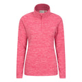 Winetasting - Front - Mountain Warehouse Womens-Ladies Snowdon Melange Fleece Top