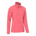 Winetasting - Back - Mountain Warehouse Womens-Ladies Snowdon Melange Fleece Top