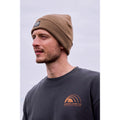 Brown - Front - Animal Mens Harley Recycled Beanie