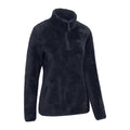 Navy - Back - Mountain Warehouse Womens-Ladies Teddy Fleece Quarter Zip Fleece Top