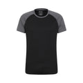 Jet Black - Front - Mountain Warehouse Mens Endurance IsoCool T-Shirt