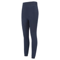 Navy - Side - Mountain Warehouse Womens-Ladies Fluffy Fleece Lined Thermal Leggings