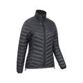 Black - Side - Mountain Warehouse Womens-Ladies Extreme II Featherweight Down Jacket