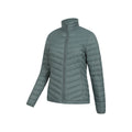 Green - Side - Mountain Warehouse Womens-Ladies Extreme II Featherweight Down Jacket