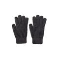 Black - Side - Mountain Warehouse Womens-Ladies Touch Screen Soft Gloves