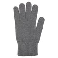 Grey - Back - Mountain Warehouse Mens Knitted Everyday Gloves