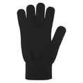 Black - Back - Mountain Warehouse Womens-Ladies Knitted Everyday Gloves