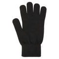 Black - Front - Mountain Warehouse Womens-Ladies Knitted Everyday Gloves