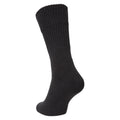 Black - Back - Mountain Warehouse Mens Double Layered Anti-Chafe Boot Socks