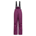 Purple - Front - Mountain Warehouse Womens-Ladies Moon II Ski Trousers