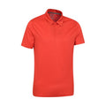 Bright Orange - Side - Mountain Warehouse Mens Endurance IsoCool Polo Shirt