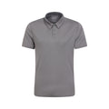 Dark Grey - Front - Mountain Warehouse Mens Endurance IsoCool Polo Shirt