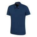 Dark Blue - Side - Mountain Warehouse Mens Endurance IsoCool Polo Shirt